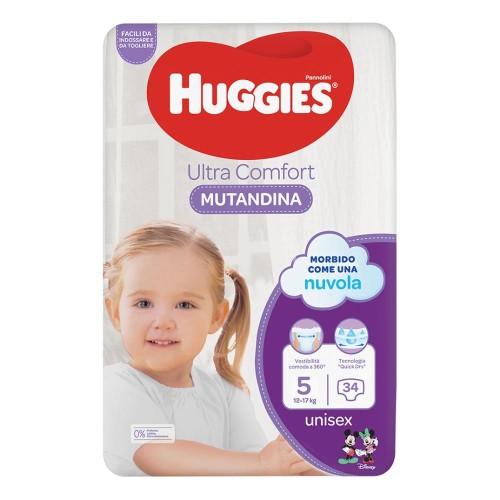 HUGGIES DIAPER PANT GR 5 34PZ