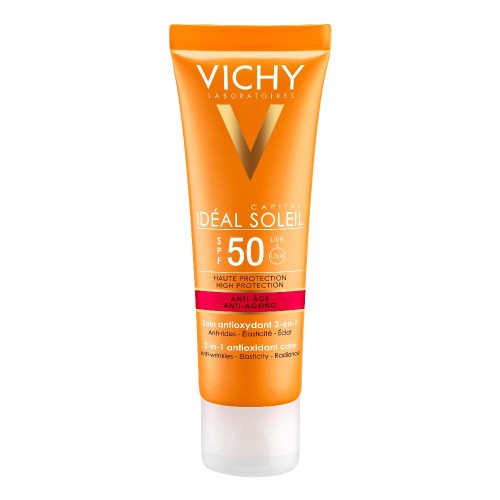 VICHY IDEAL SOLEIL CREMA VISO ANTIETA' SPF50