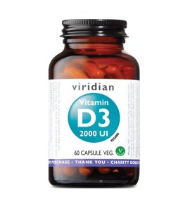 VIRIDIAN VIT D3 2000IU 60C NATU