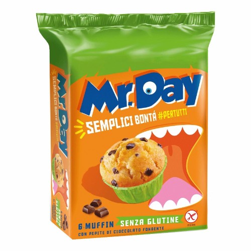 MR DAY MUFFIN C/PEPIT CIOC 6X42G