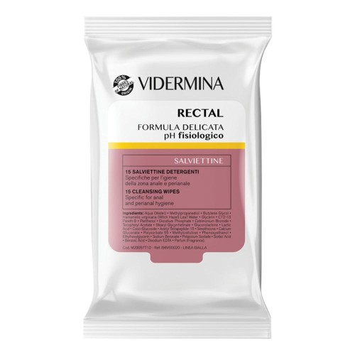 VIDERMINA RECTAL SALVIETTE15PZ