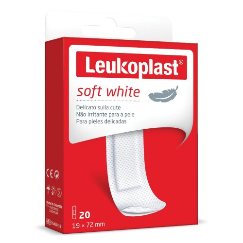 LEUKOPLAST SOFT WHITE72X19 20P