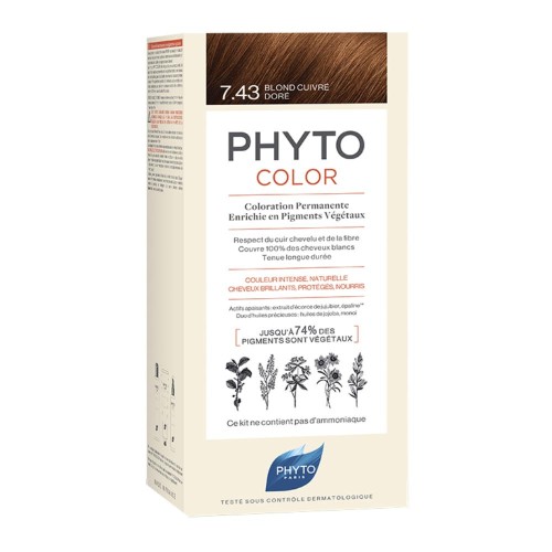 PHYTOCOLOR 7,43 BIONDO RAM DOR<