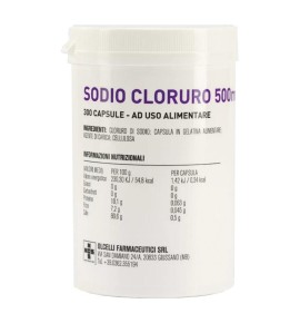 SODIO CLORURO 300CPS 500MG OLCEL