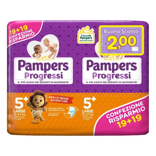 PAMPERS PROGRESSI LARG 38P 0245<