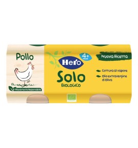 HERO SOLO OMOG POLLO BIO 2X80G