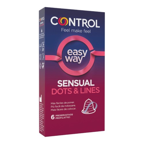 CONTROL SENSUAL DOTS&L EW 6PZ