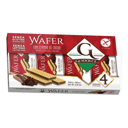 WAFER GUSTO CACAO 4X45G