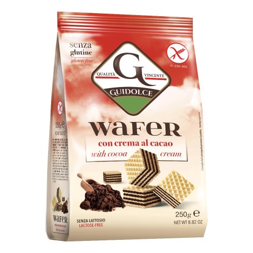 WAFER GUSTO CACAO 250G