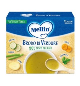 MELLIN BRODO VERDURE 10X8G