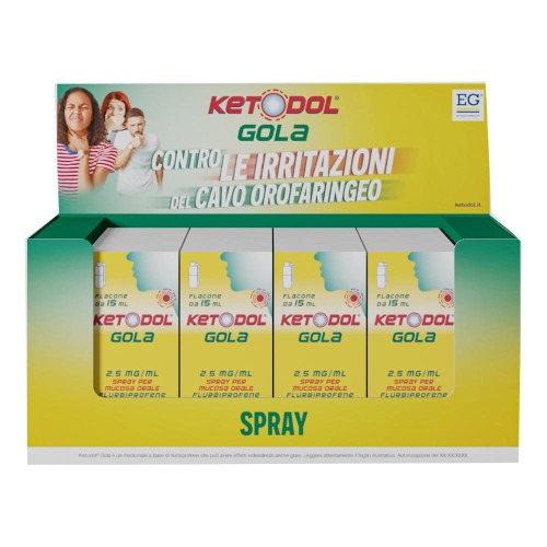 KETODOL GOLA SPRAY DISPLAY