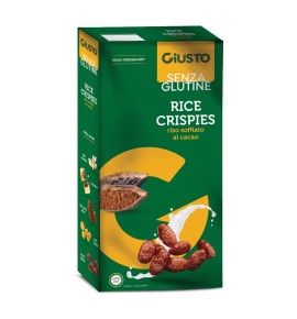 GIUSTO S/G RICE CRISPIES CACAO