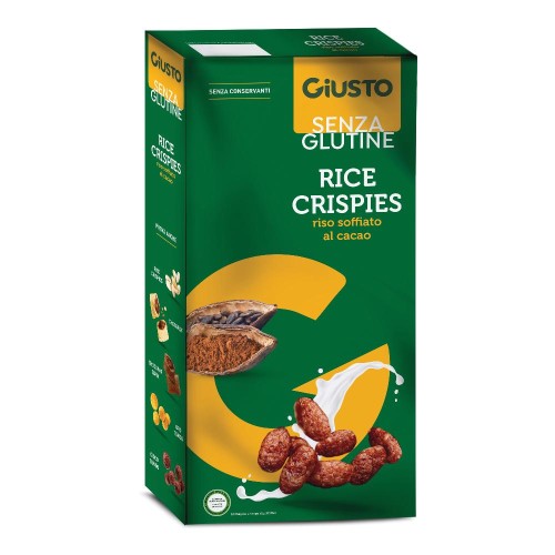 GIUSTO S/G RICE CRISPIES CACAO