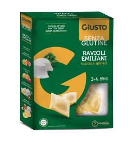 GIUSTO S/G RAVIOLI RICOTTA/SPI