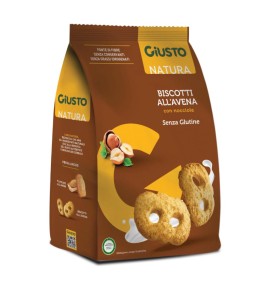 GIUSTO S/G BISCOTTI AVENA NOCC