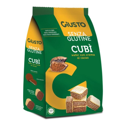 GIUSTO S/G CUBI' WAFER CAC250G