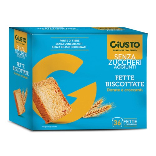 GIUSTO S/ZUCCH FETTE BISC 300G