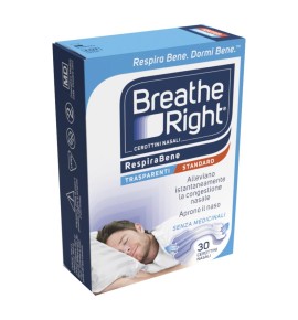 BREATHE RIGHT TRASPARENTI 30PZ