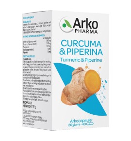 ARKOCPS CURCUMA+PIPERINA 40CPS