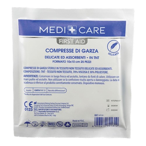 GAMMADISS GARZA TNT 10X10CM 25PZ