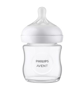 AVENT BIB NAT 3,0 VETRO 125ML