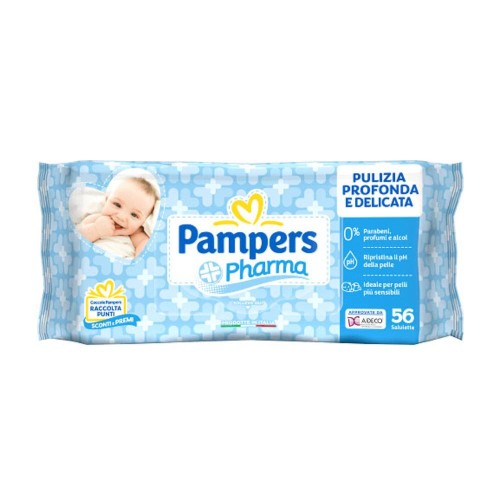 PAMPERS PHARMA SALVIETTE 56PZ