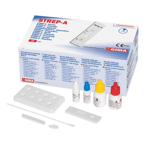 TEST STREPTO A PROFESS GIMA 20PZ