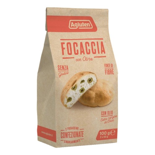 AGLUTEN FOCACCIA OLIVE 100G