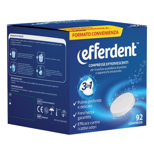 EFFERDENT EFFERVESCENTI 92CPR