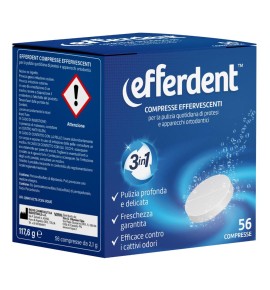 EFFERDENT EFFERVESCENTI 56CPR